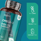 NLW Choice: Pslalae Ultra-Potency Omega 3 Fish Oil (2000mg) – High EPA & DHA for Brain, Vision & Heart Health