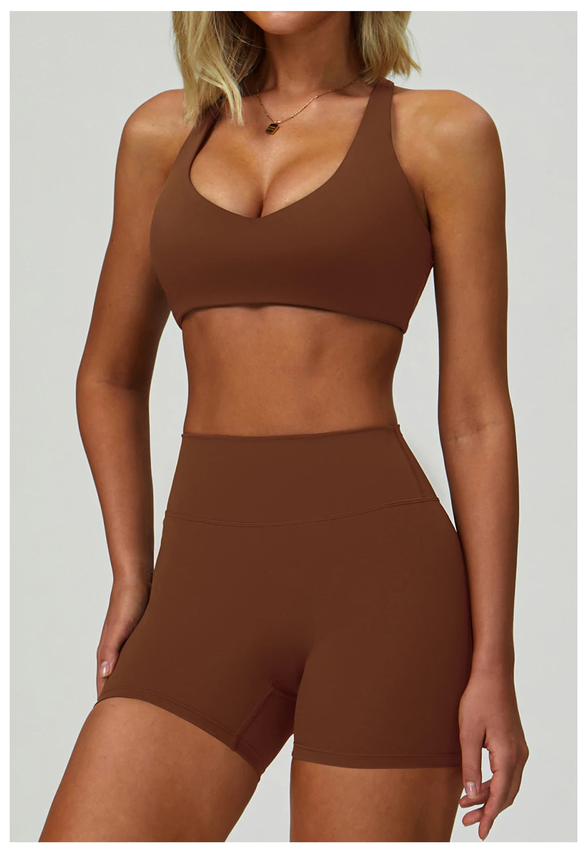 NLW 2-3PCS  Women Fitness Set High Waist