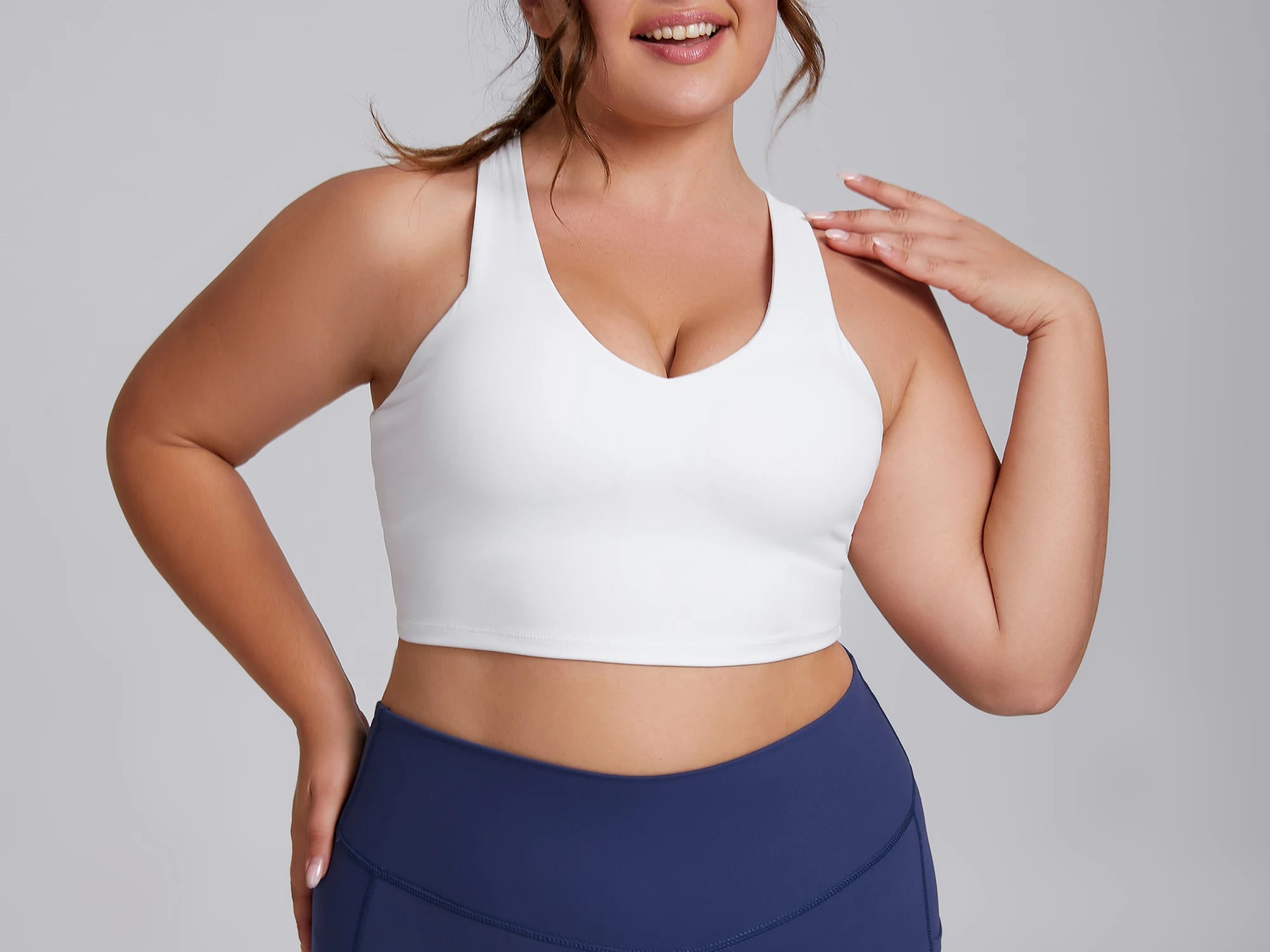 Premium 2-Piece Plus Size Sports Set – High-Performance Yoga & Fitness Wear