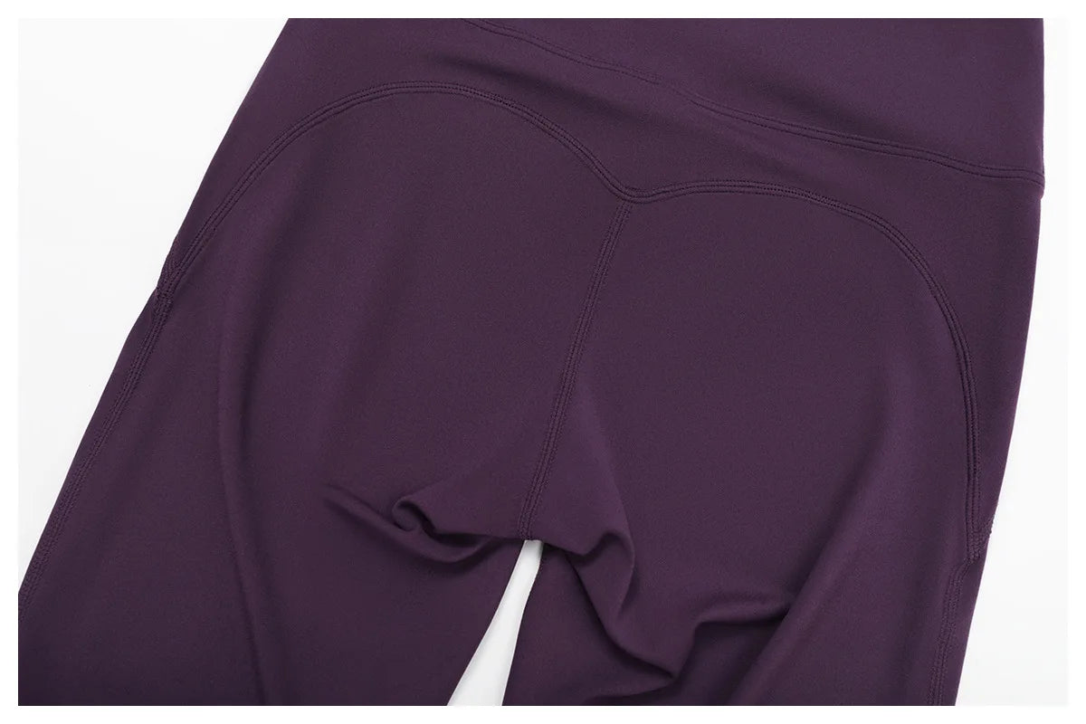 NLW High-Elasticity Crop Top & Matching Gym Leggings