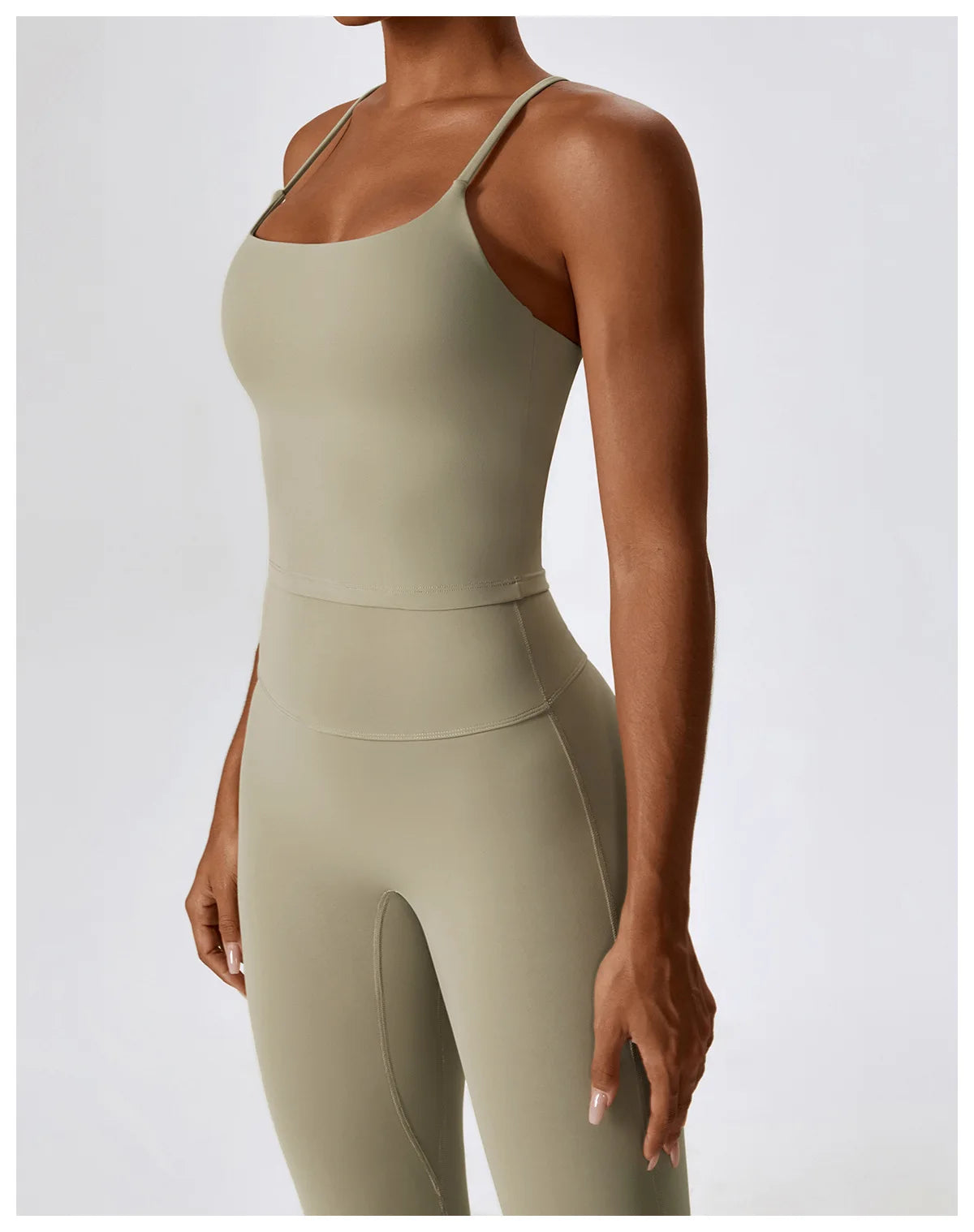 NLW Elite Seamless 2-Piece Yoga Set – High-Performance Compressed Fitness Suit