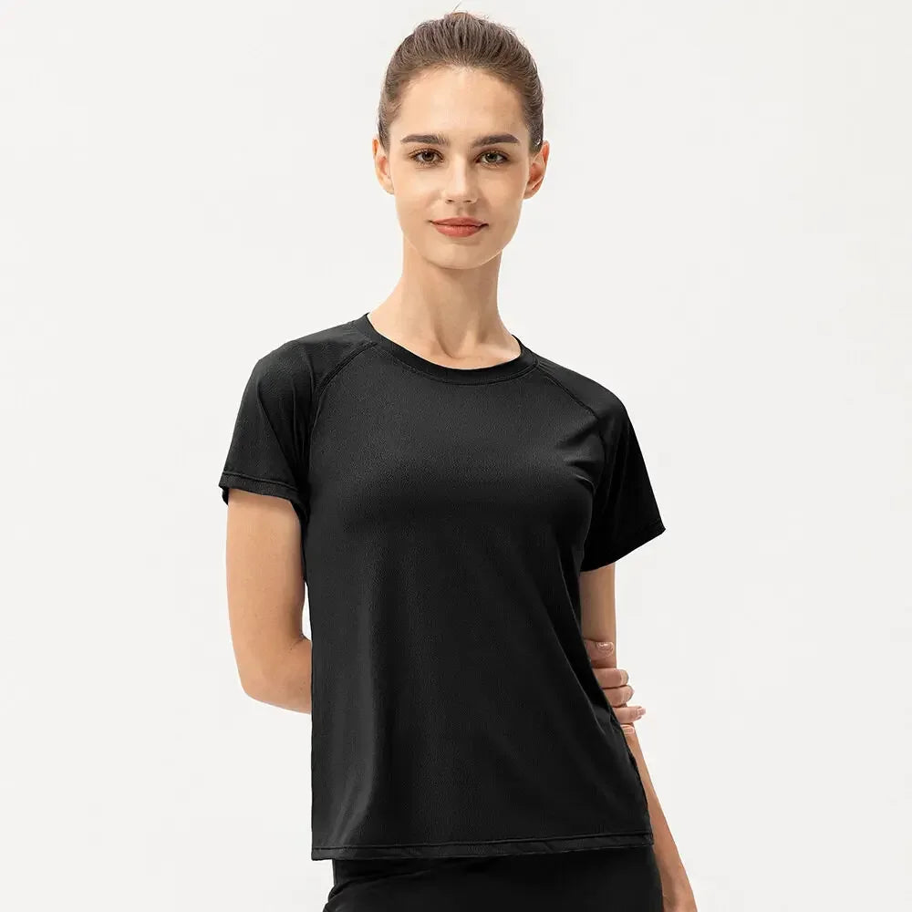 Women's Ice Silk Loose-Fit Training T-Shirt