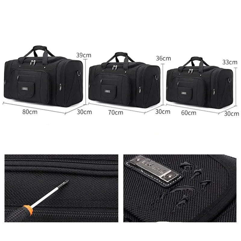 Detachable Shoulder Strap Travel Bag for Gym & Everyday Use