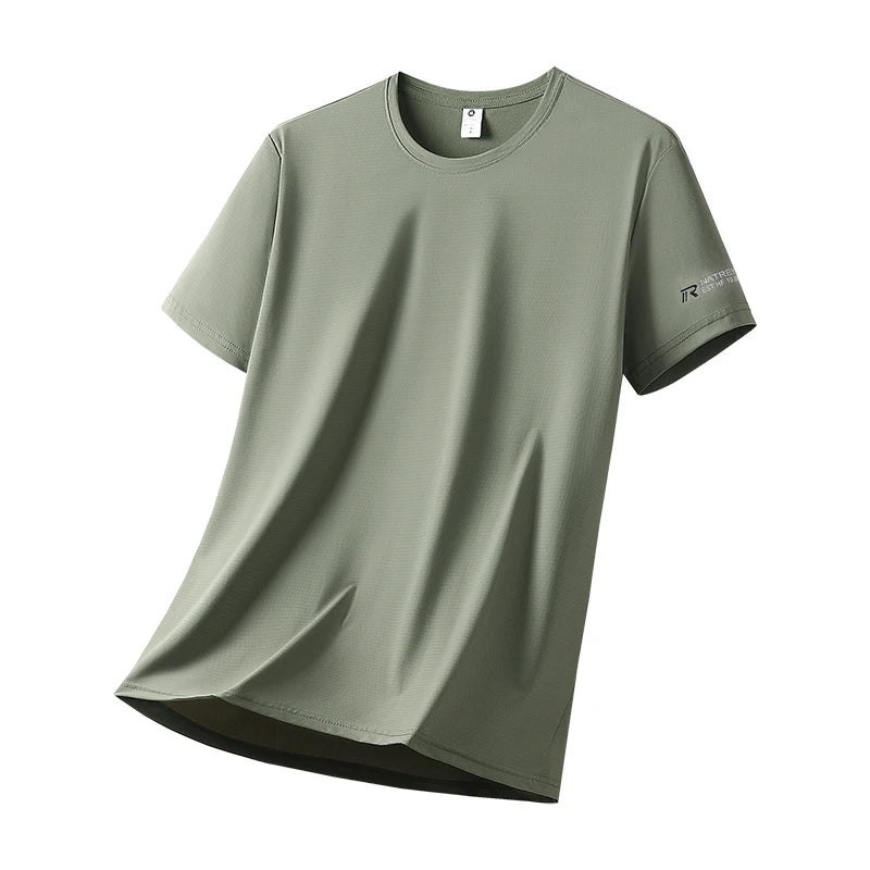 NLW Men’s Ice Silk Performance Tee – Ultra-Cool Training Shirt