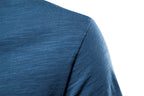 NLW Men’s Premium V-Neck Tee – 100% Cotton Slim Fit Shirt