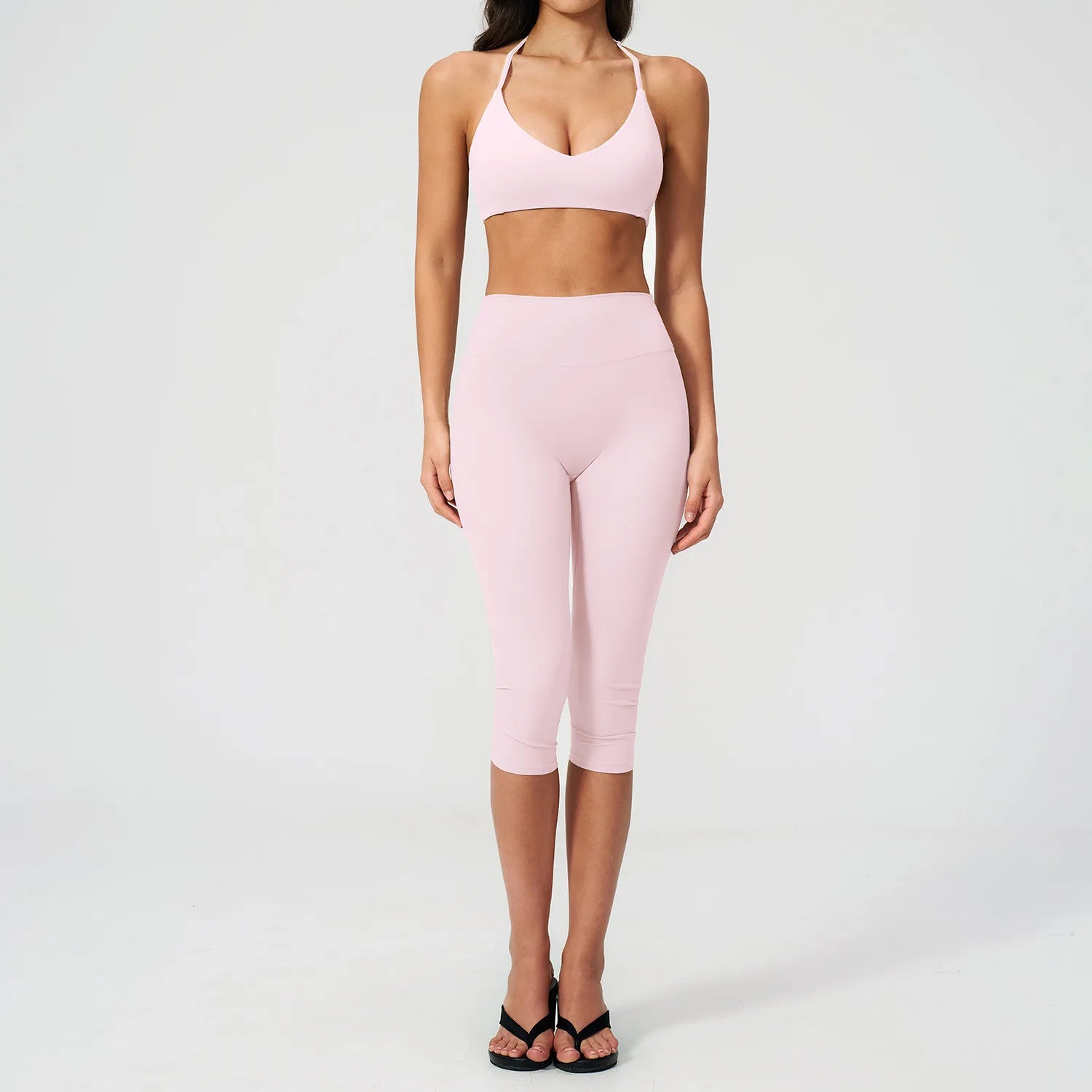 NLW- 2-Piece Seamless Capri Workout Set