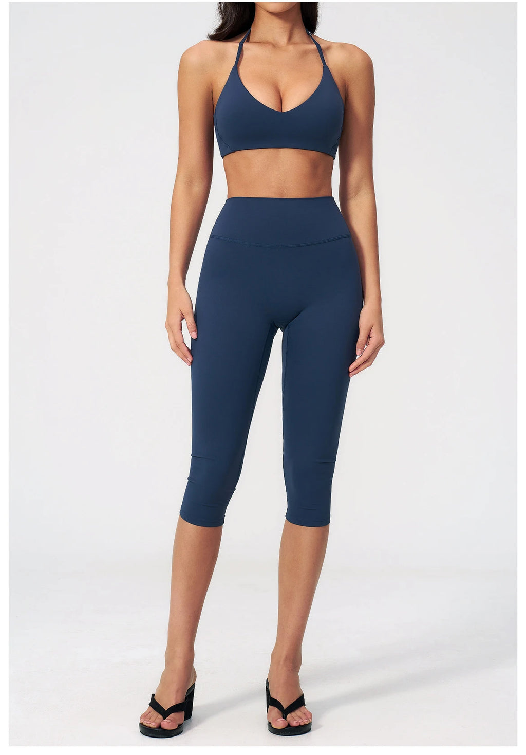 NLW- 2-Piece Seamless Capri Workout Set