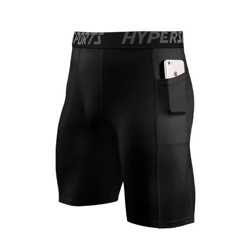 NLW Men's Pro-Fit Compression Tights – High-Performance Gym & Running Leggings