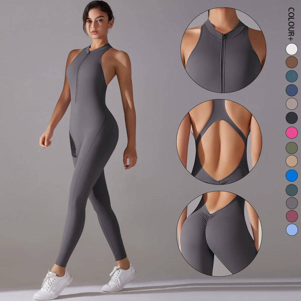 NLW Tummy Control & Butt Lifting Yoga Romper