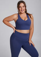 Premium 2-Piece Plus Size Sports Set – High-Performance Yoga & Fitness Wear