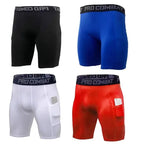 NLW Men's Pro-Fit Compression Tights – High-Performance Gym & Running Leggings