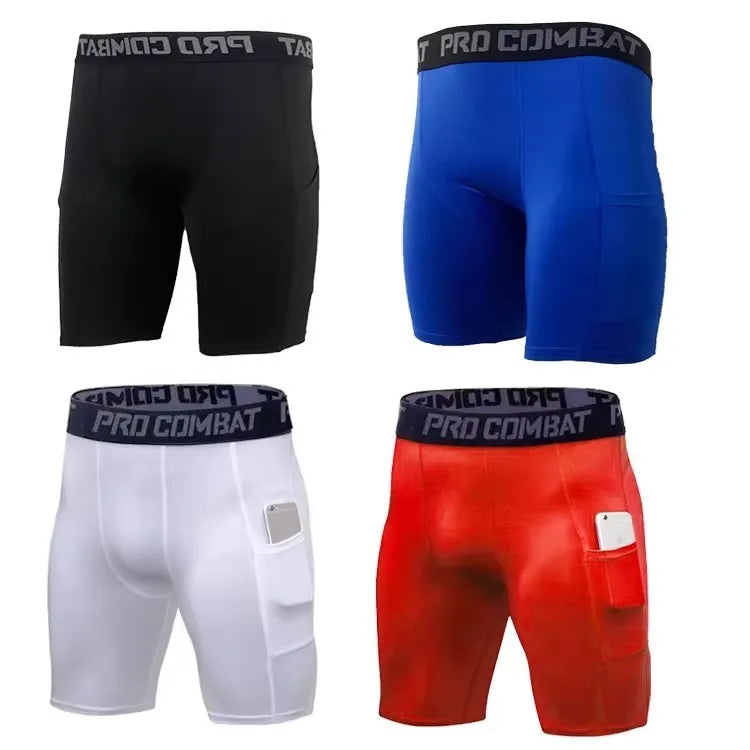 NLW Men's Pro-Fit Compression Tights – High-Performance Gym & Running Leggings