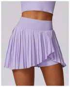 Solid Sports Running & Dance Skirt