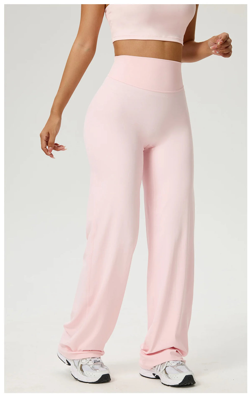 NLW Second-Skin Flared Leggings – Ultra-Elastic High-Waist Studio Yoga Pants