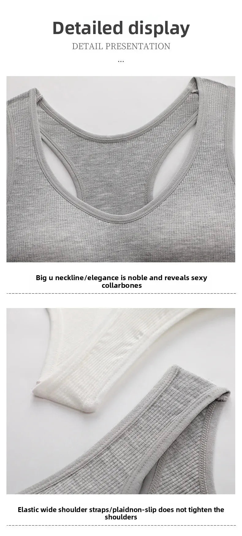 NLW Seamless Pure Cotton Sports Bra