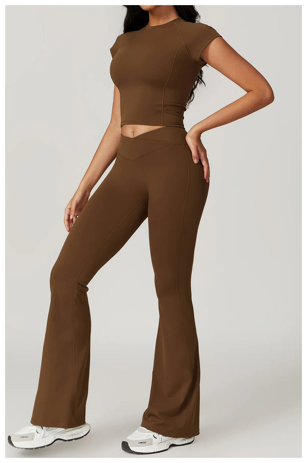 NLW Short-Sleeve Athletic Top & Leggings