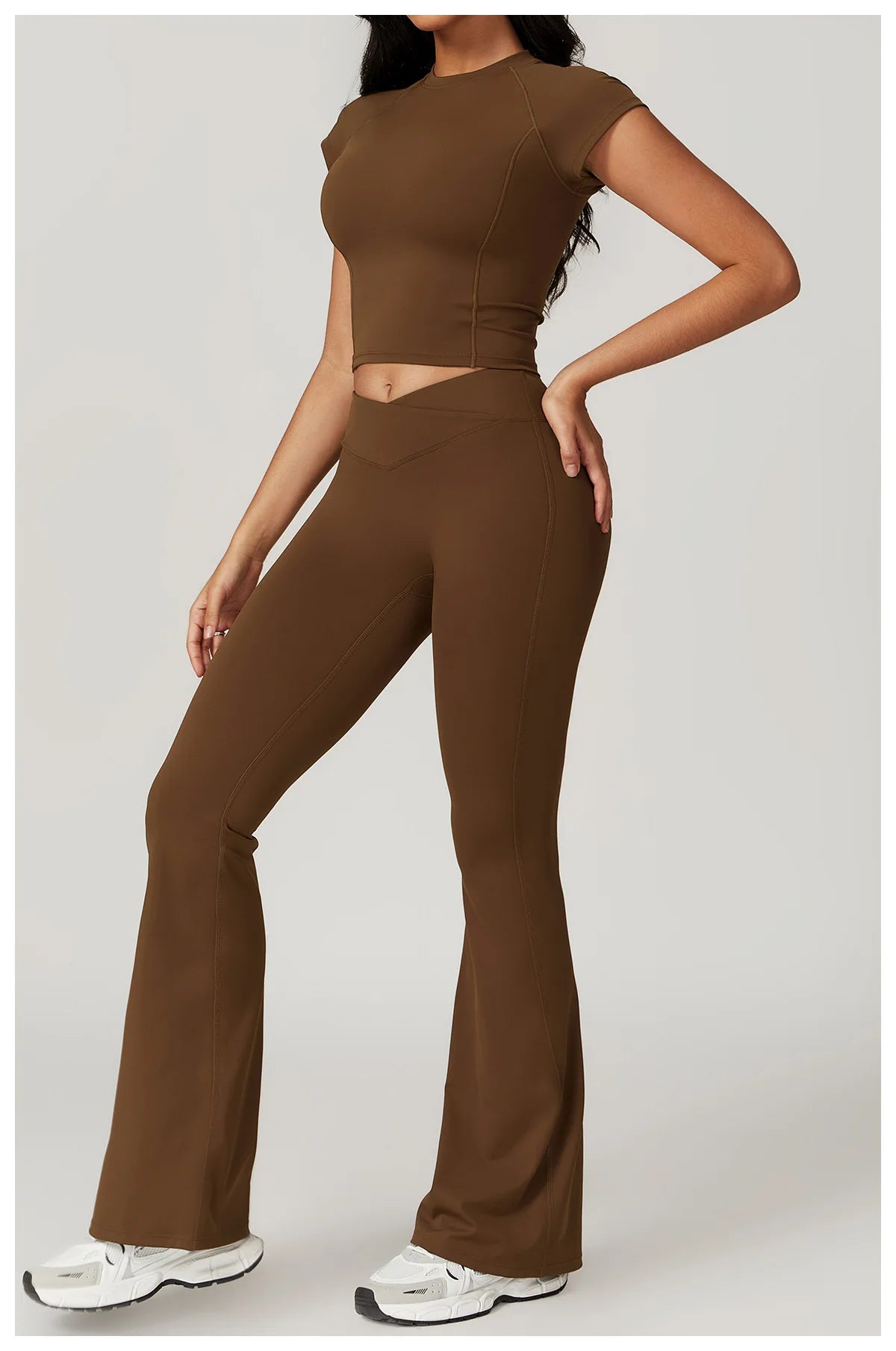 NLW Short-Sleeve Athletic Top & Leggings