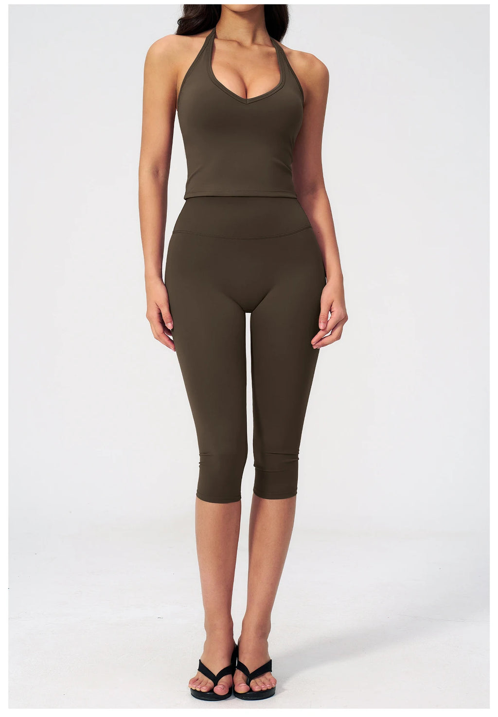 NLW- 2-Piece Seamless Capri Workout Set