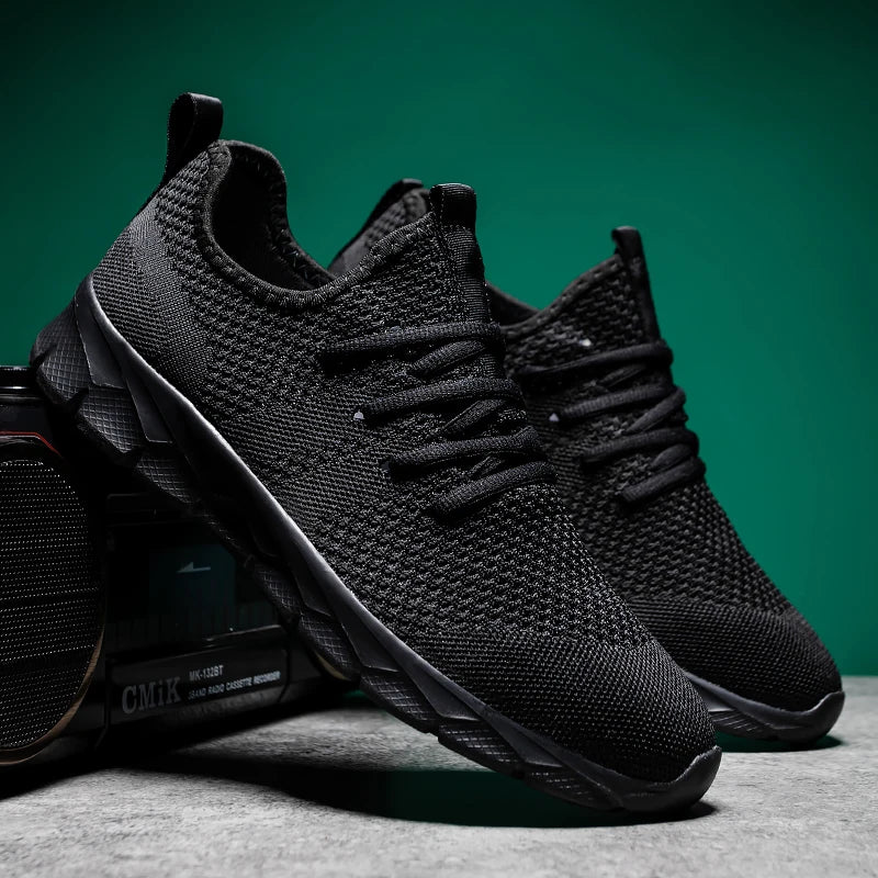NLW Men's Ultra-Light Flyknit Casual Sneakers
