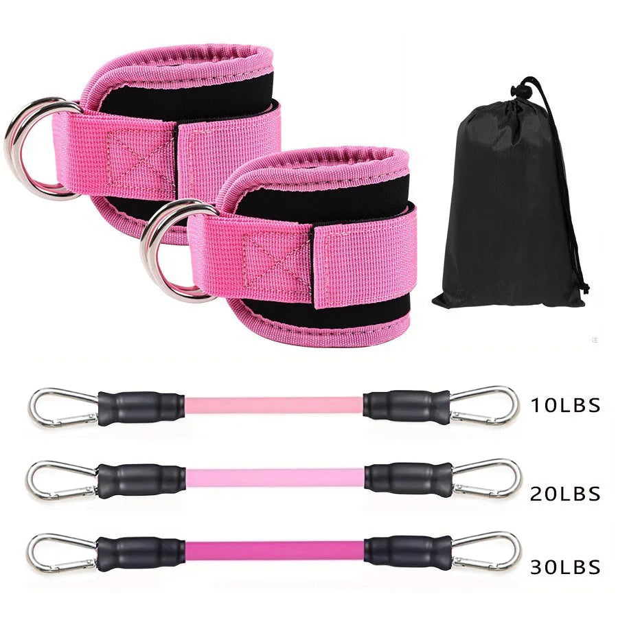NLW Ankle Straps Resistance Bands Set