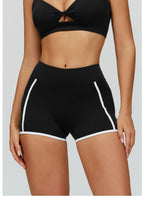 High-Waist Push-Up Yoga Shorts