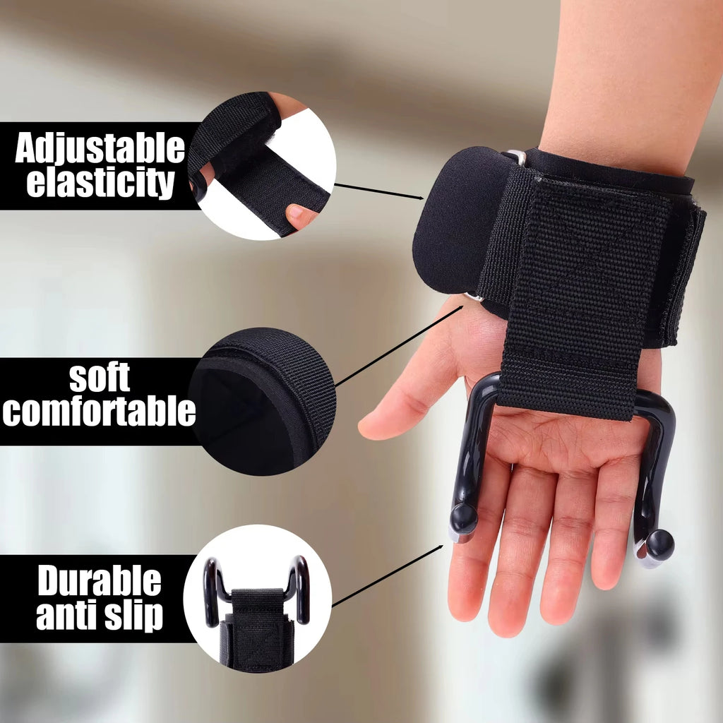 NLW Heavy-Duty Weightlifting Hooks