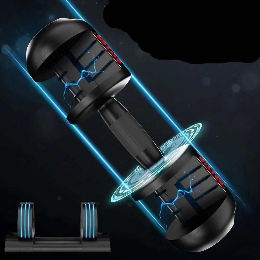 52lb Adjustable Dumbbell Home Gym Workout Set