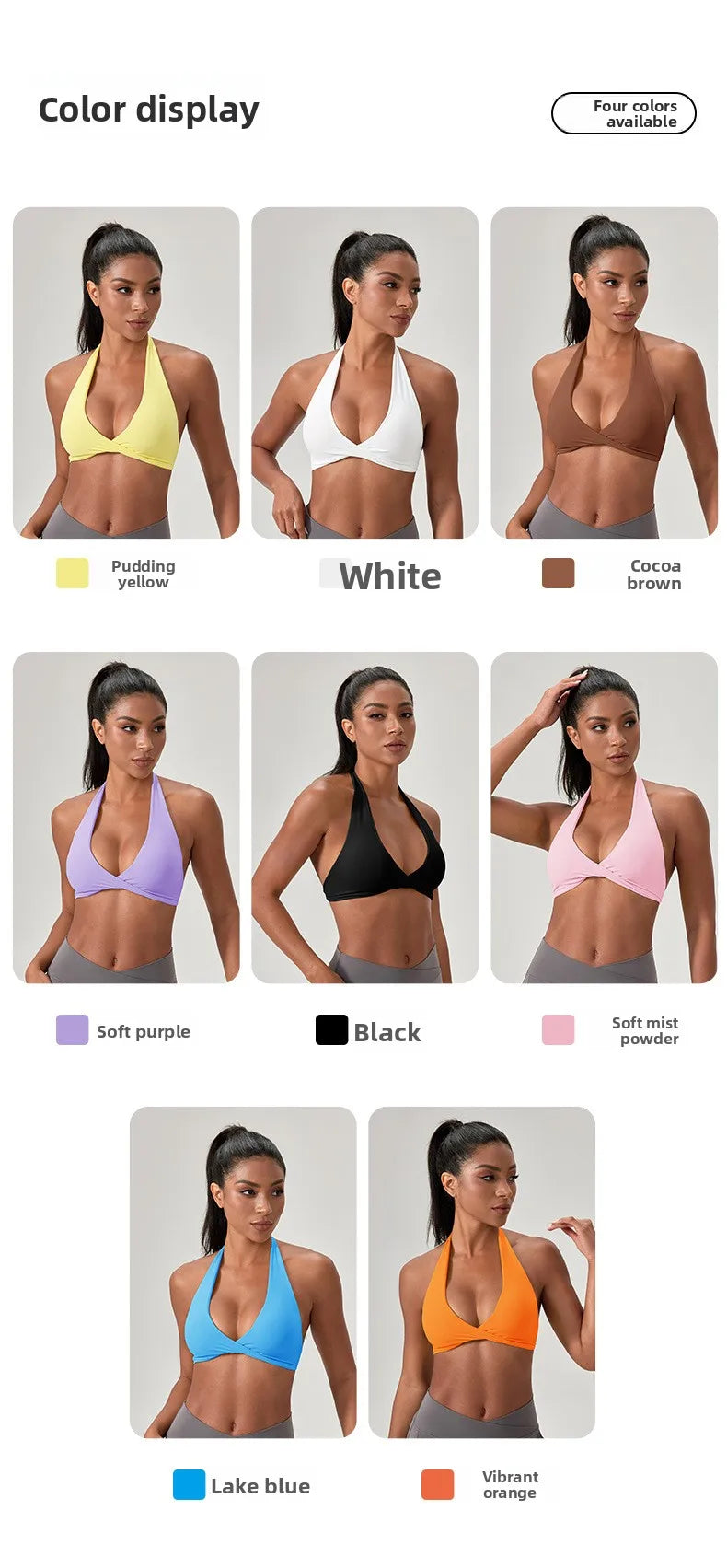 NLW Criss Cross Back Yoga sports Bras