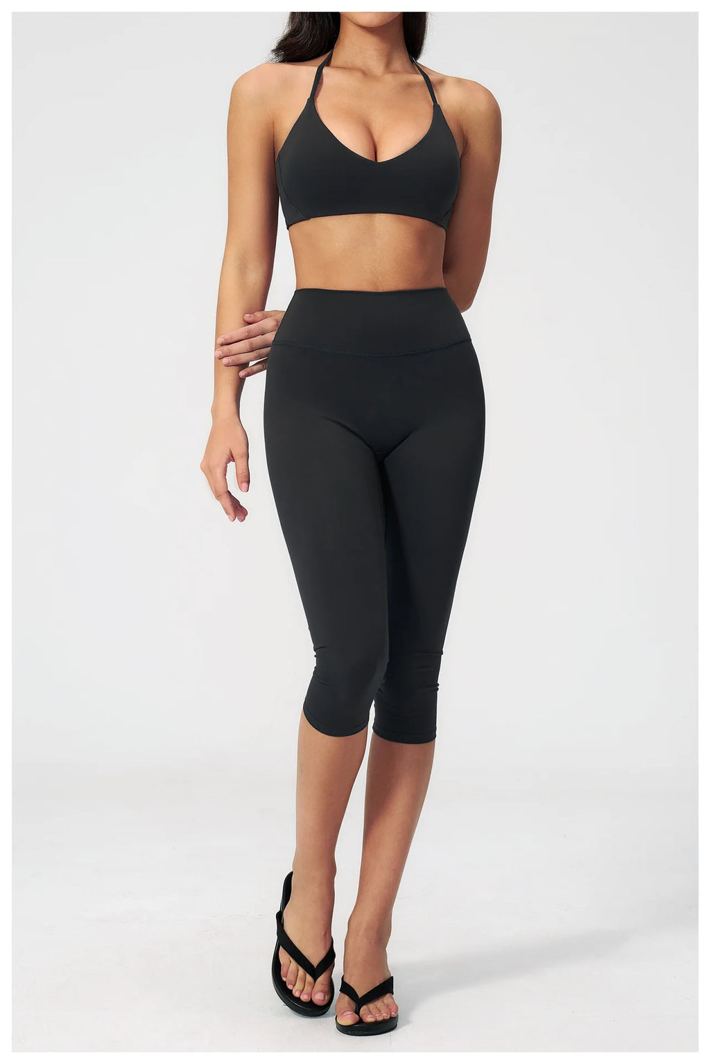 NLW- 2-Piece Seamless Capri Workout Set