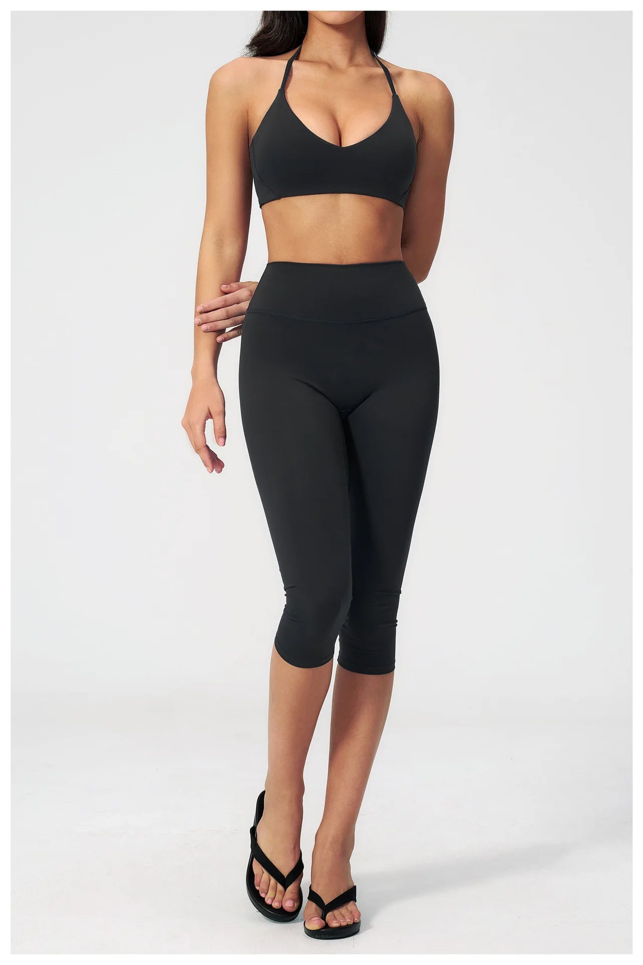 NLW- 2-Piece Seamless Capri Workout Set