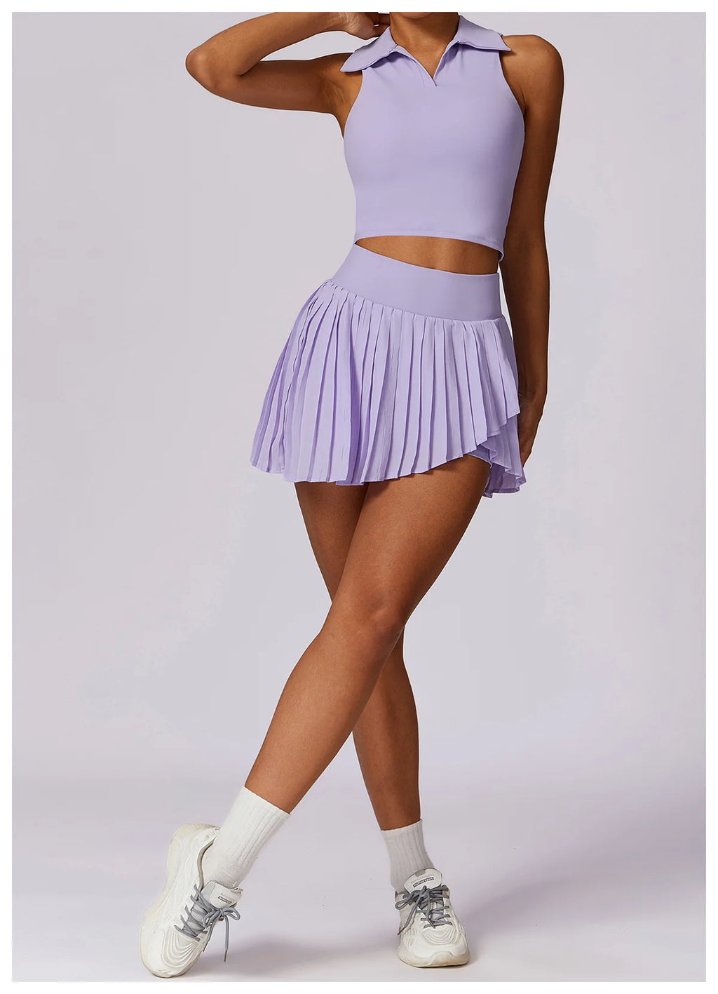 NLW Nude-Feel 2-Piece Summer Outdoor Yoga & Tennis Set