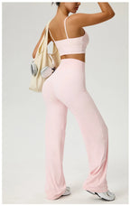NLW Second-Skin Flared Leggings – Ultra-Elastic High-Waist Studio Yoga Pants