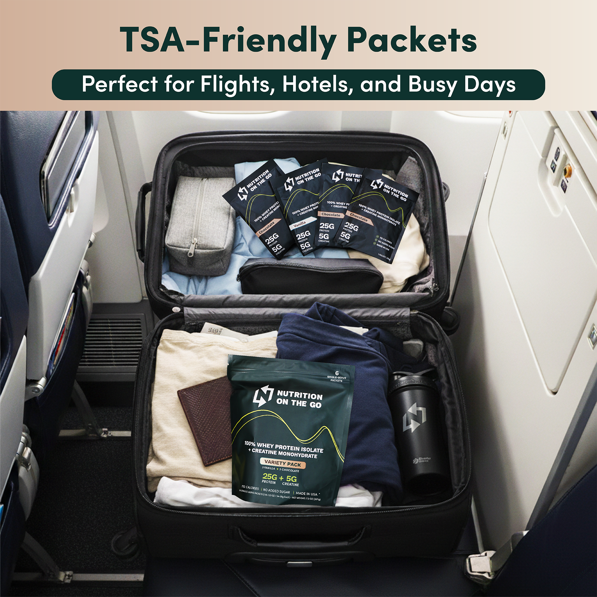 Whey Protein Isolate with Creatine | Single-Serve Packets