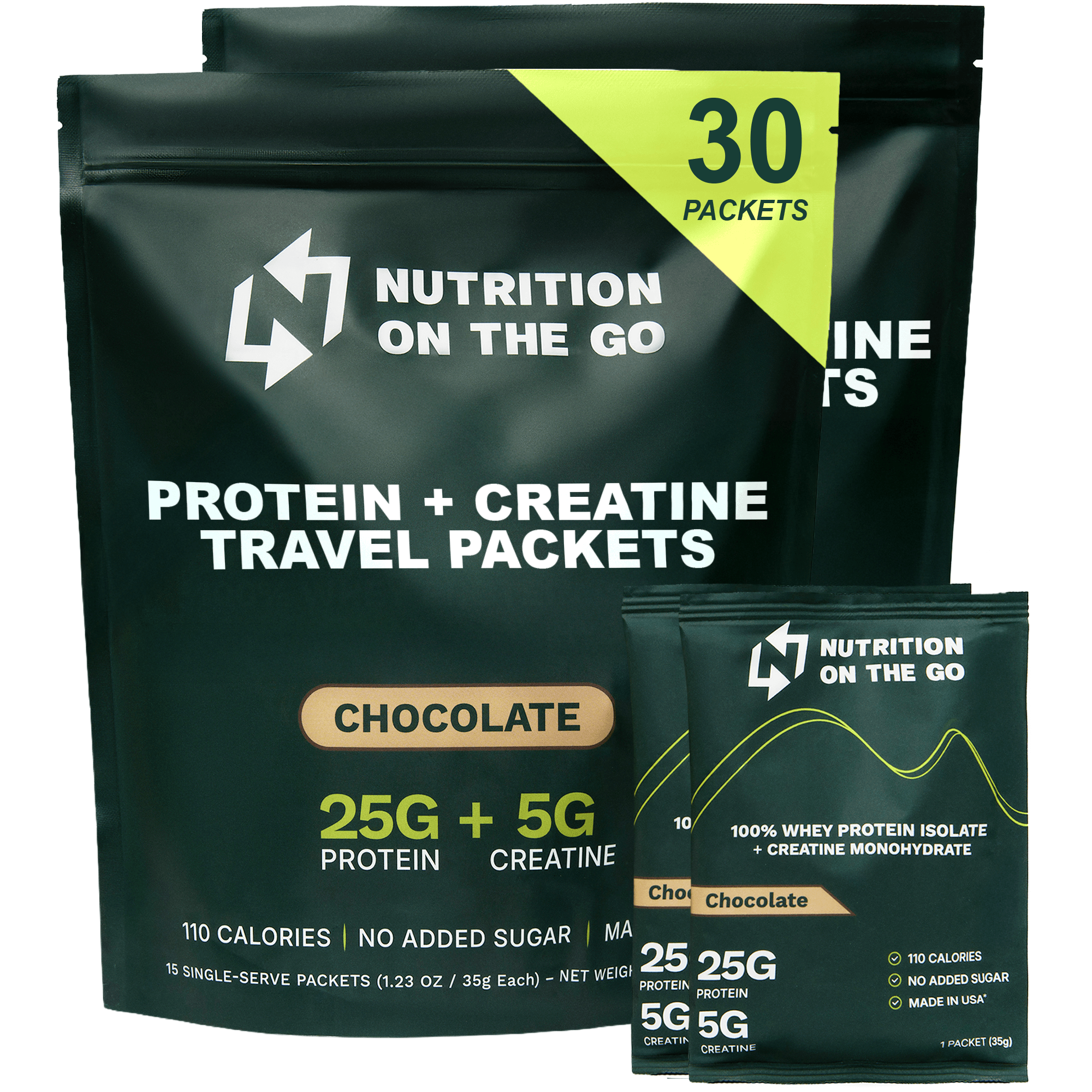 Whey Protein Isolate with Creatine | Single-Serve Packets