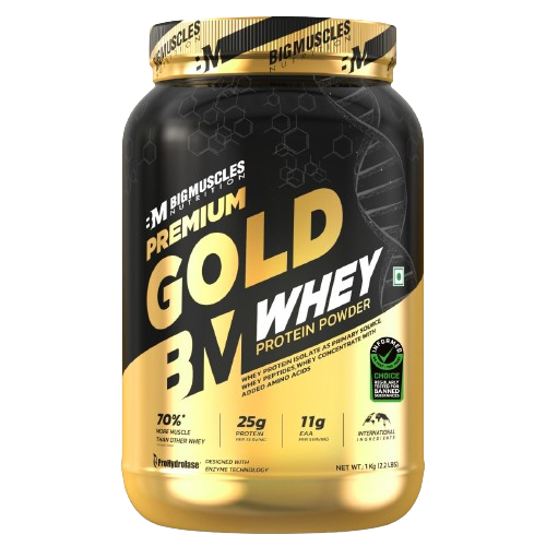 Big Muscles Nutrition Premium Gold Whey Protein-Multiple Flavors