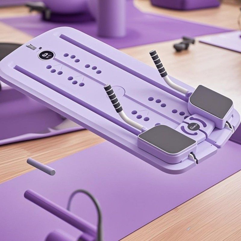 1pc Multi-Functional Folding Abdominal Exercise Board - PP Material, Uncharged, Portable Home Workout Equipment for Waist, Buttocks, Leg Toning and Shaping, Gym Accessories