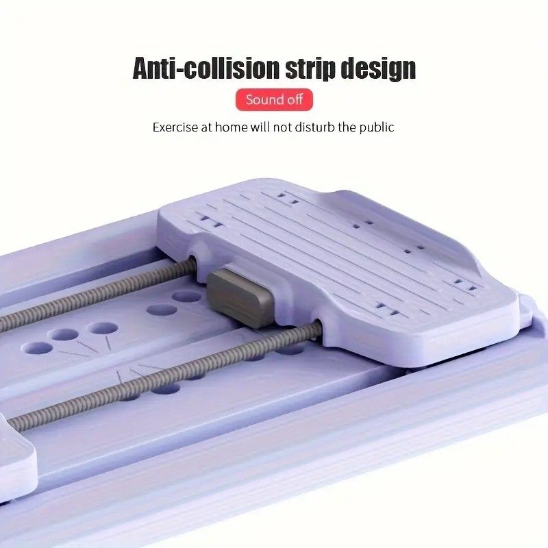 1pc Multi-Functional Folding Abdominal Exercise Board - PP Material, Uncharged, Portable Home Workout Equipment for Waist, Buttocks, Leg Toning and Shaping, Gym Accessories