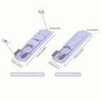 1pc Multi-Functional Folding Abdominal Exercise Board - PP Material, Uncharged, Portable Home Workout Equipment for Waist, Buttocks, Leg Toning and Shaping, Gym Accessories