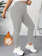 Women’s Plus Size Thermal Yoga Set | 4-Piece Activewear Outfit