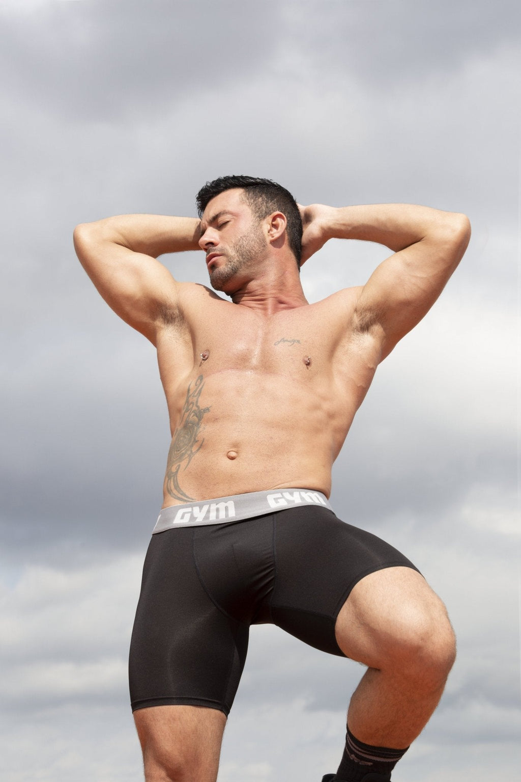 GYM Compression Short with Phone Pocket