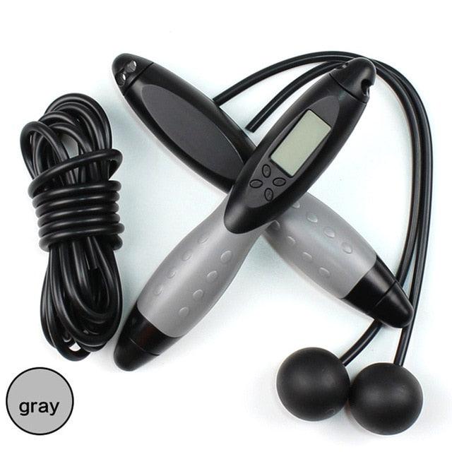 Jump Ropes With Electronic Counting Skip Rope Outdoor Lose Weight Fitness Equipment Cordless Rope Digital Weight Calories Time Setting Skipping Rope Indoor And Outdoor Exercise Adjustable Ropeless Skipping Rope Workout For Men