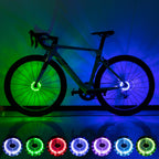 Multi Colored Bike Hub Light
