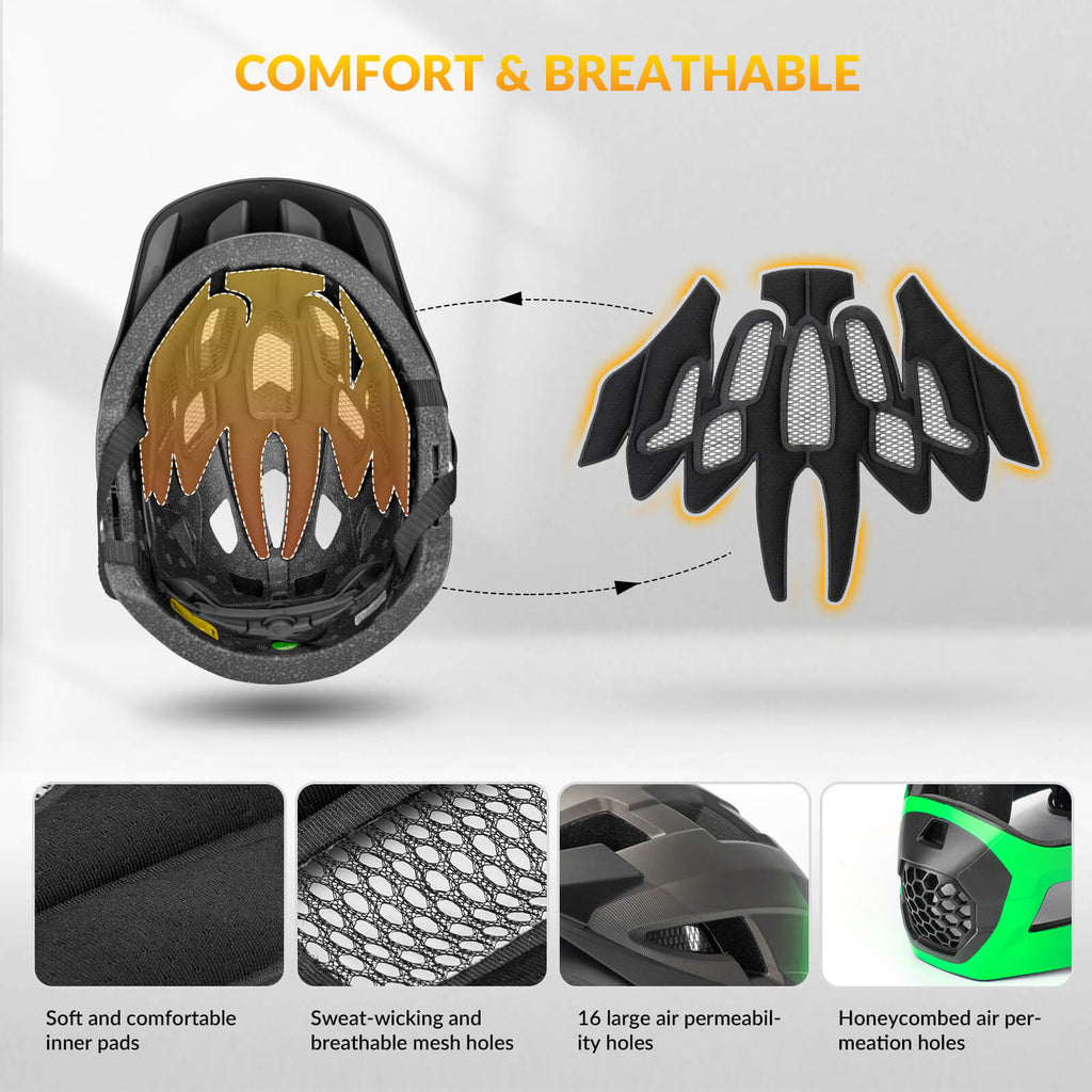 TS-61 Kids Full-Face Bike Helmet